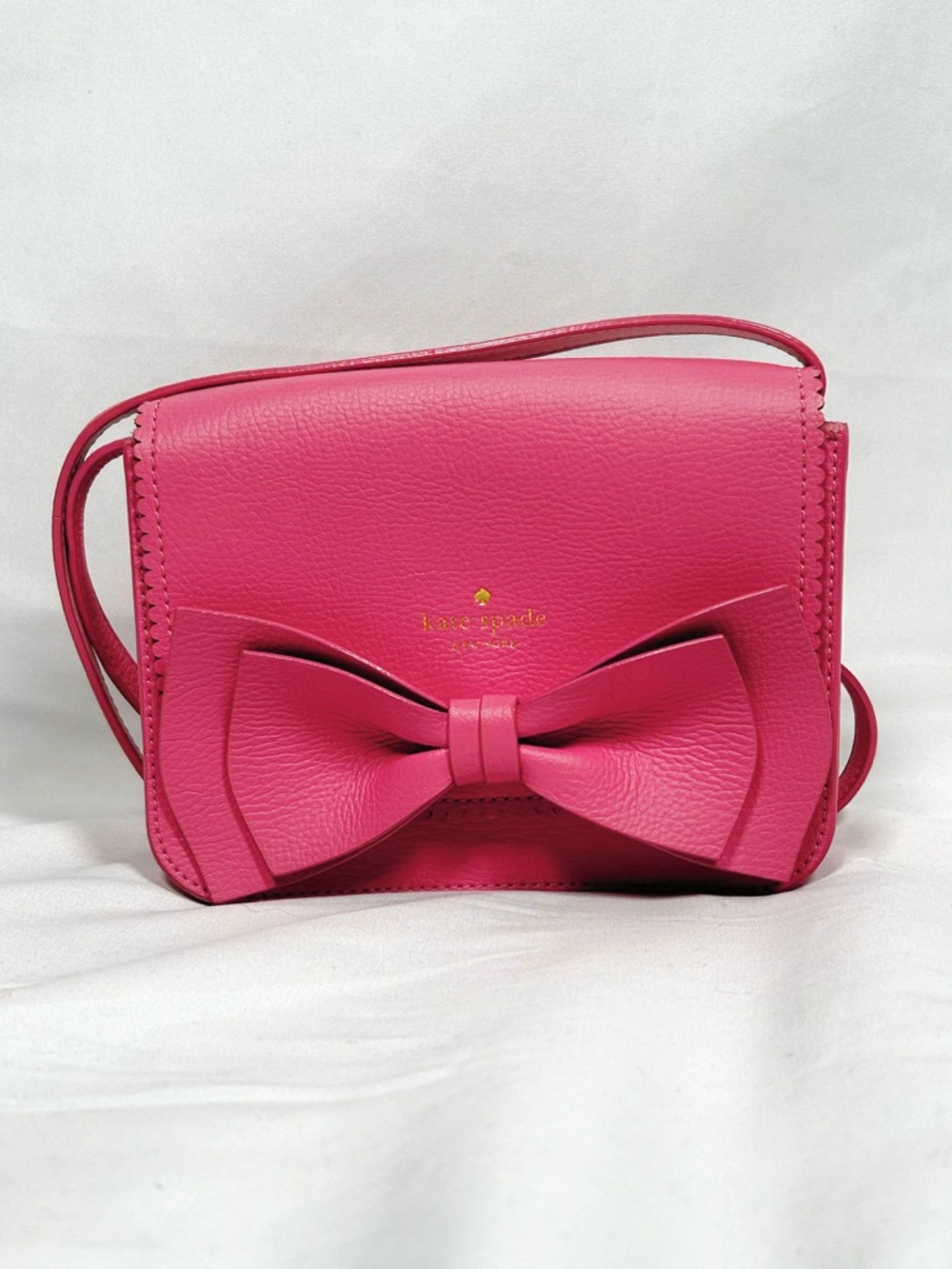 Kate Spade Vanderbilt Pink Bow Crossbody Bag - NWOT